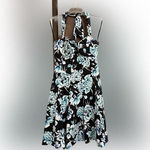 White House Black Market halter dress with pockets!  Size 10